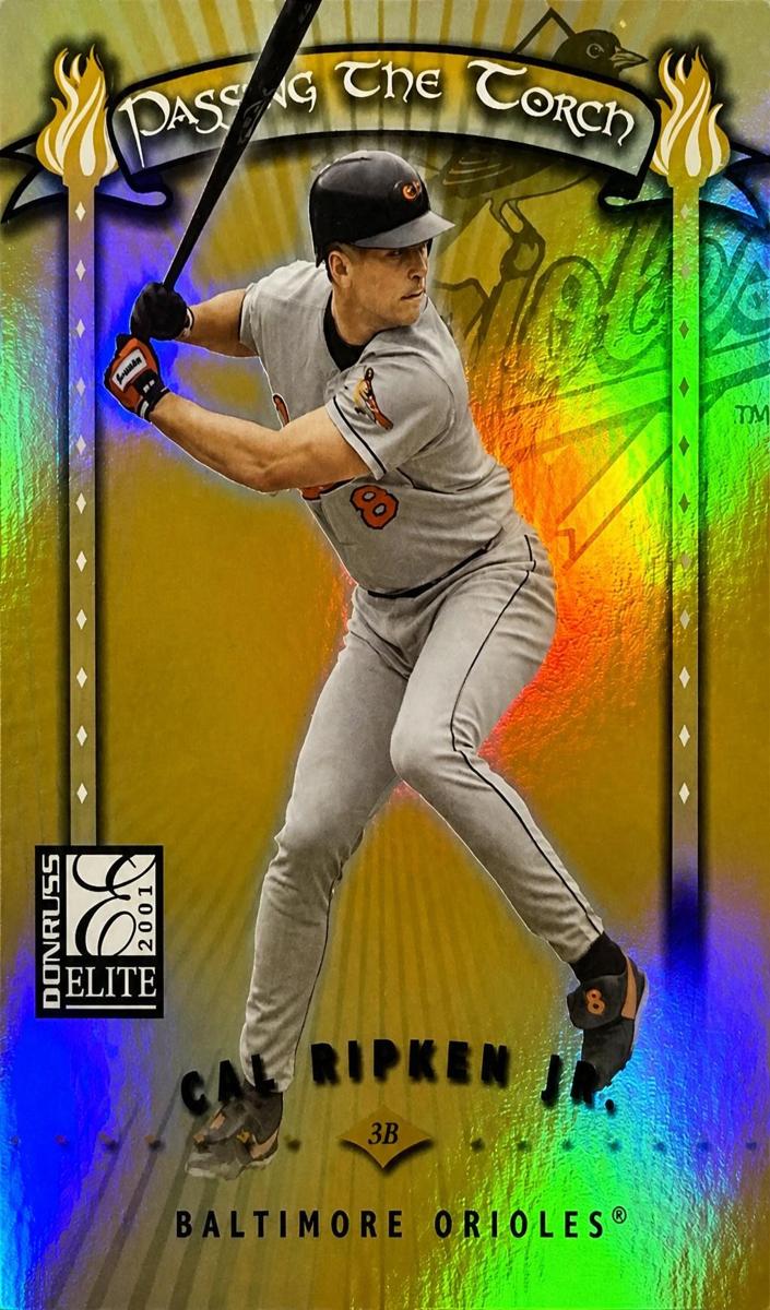 2001 Donruss Elite Baseball Cal Ripken Jr. #PT-20 PSA 9