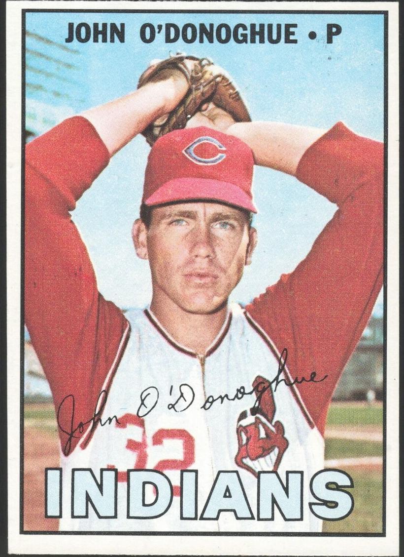 1967 Topps Baseball John O'Donoghue #127 PSA 7