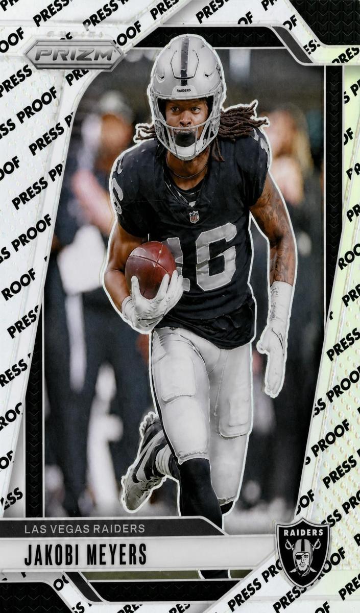 2024 Panini Prizm Football Press Proof Jakobi Meyers #151