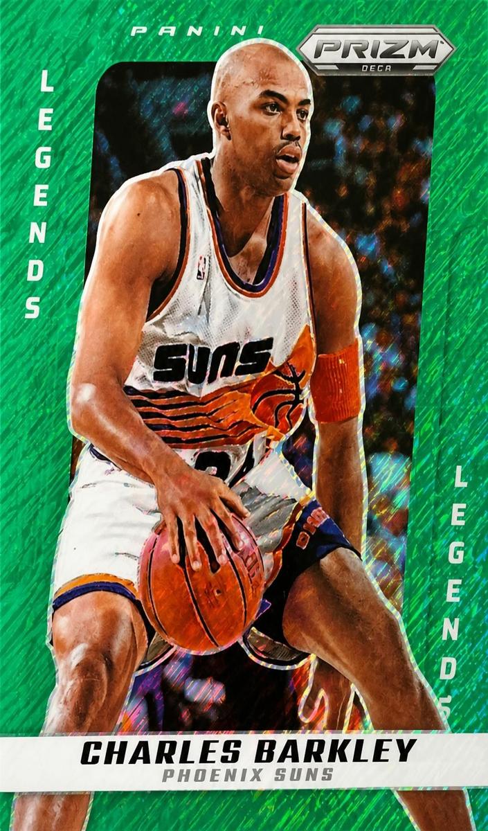 2024 Panini Prizm Deca Basketball Green Shimmer FOTL Charles Barkley #228