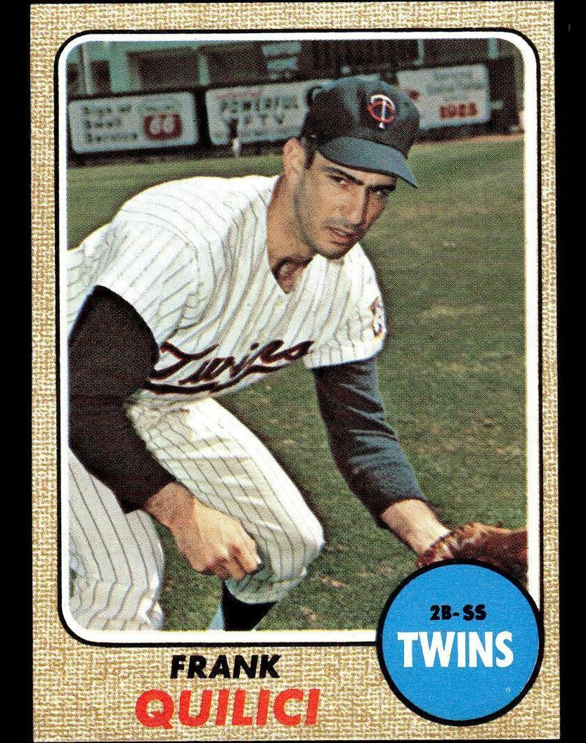1968 Topps Baseball Frank Quilici #557