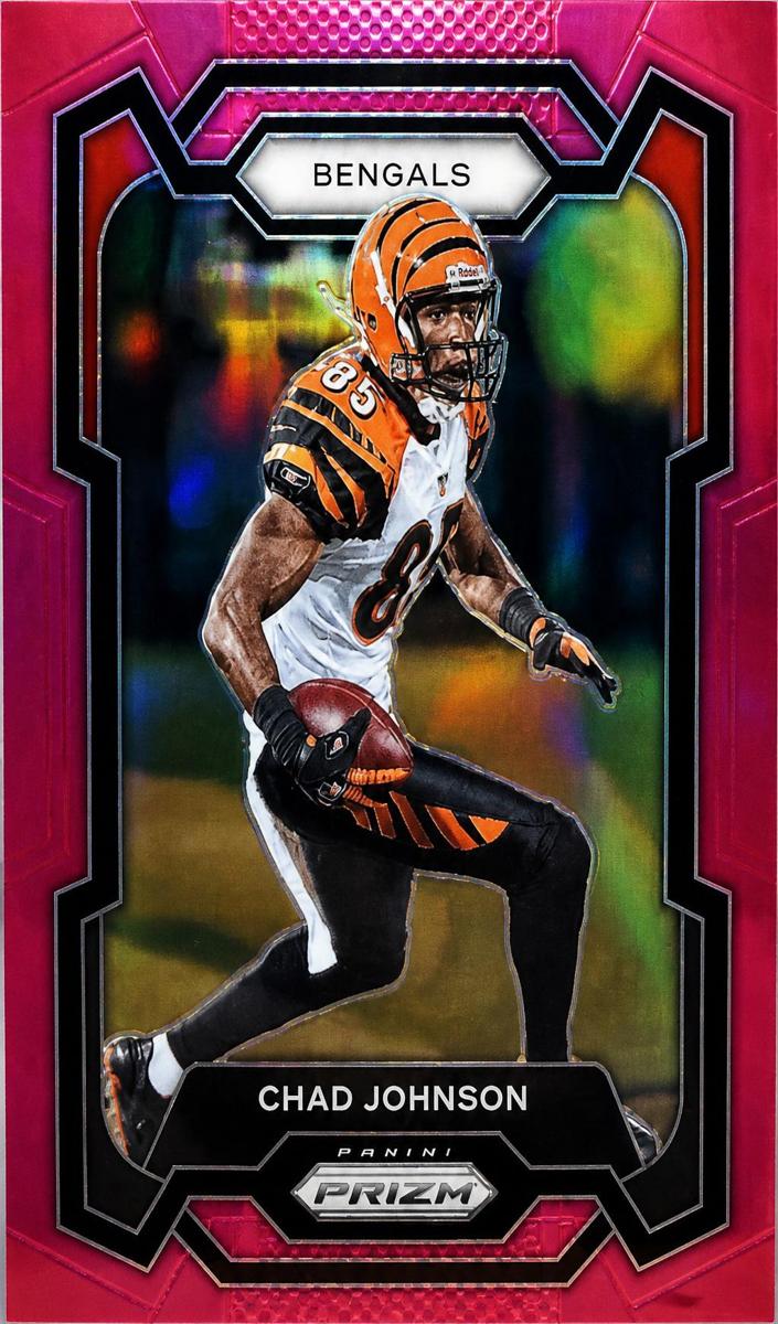 2023 Panini Prizm Football Pink Chad Johnson #55