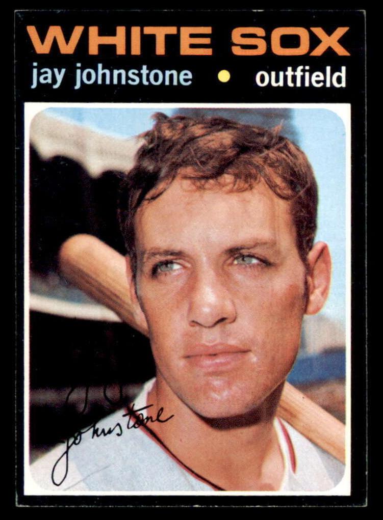 1971 Topps Baseball Jay Johnstone #292 PSA 8