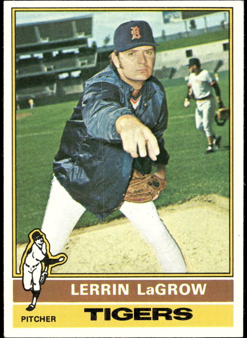 1976 Topps Baseball Lerrin LaGrow #138 PSA 6.5