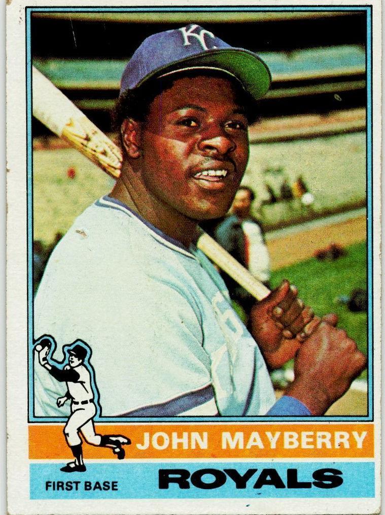1976 Topps Baseball John Mayberry #440