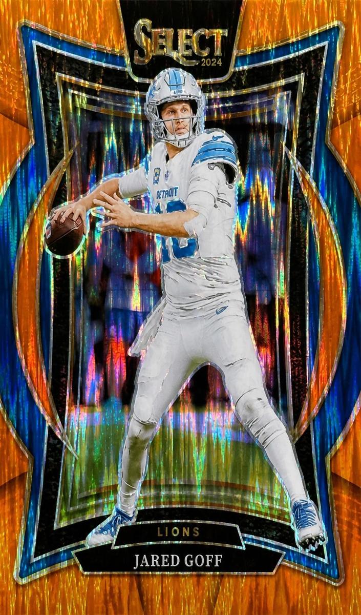 2024 Panini Select Football Orange Jared Goff #36