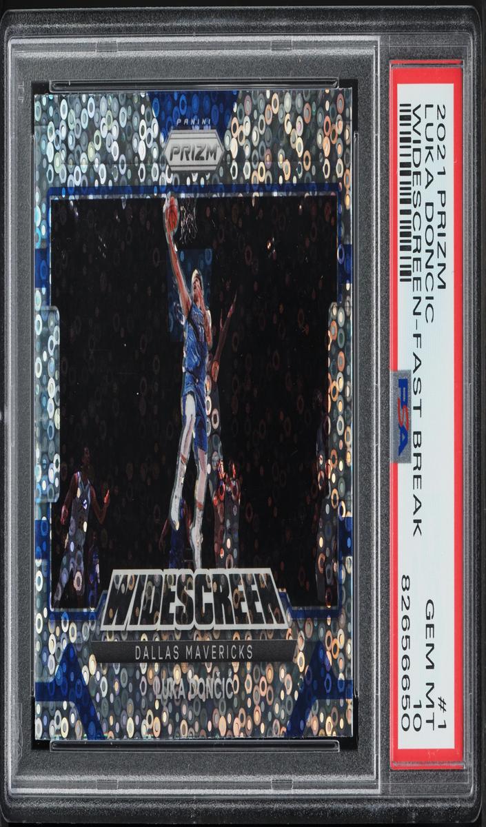 2021 Panini Prizm Basketball Fast Break Luka Doncic #1 SGC 9.5