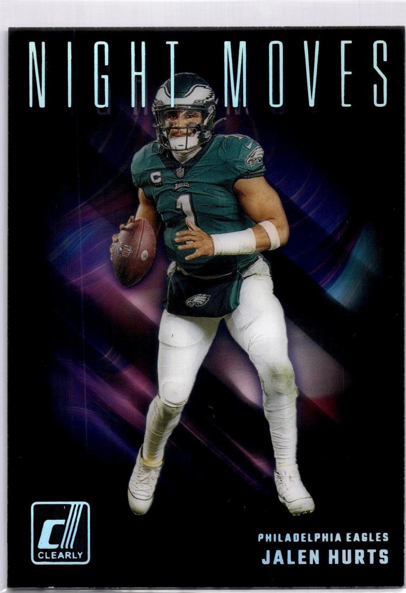 2024 Panini Clearly Donruss Football Jalen Hurts #14 PSA 9