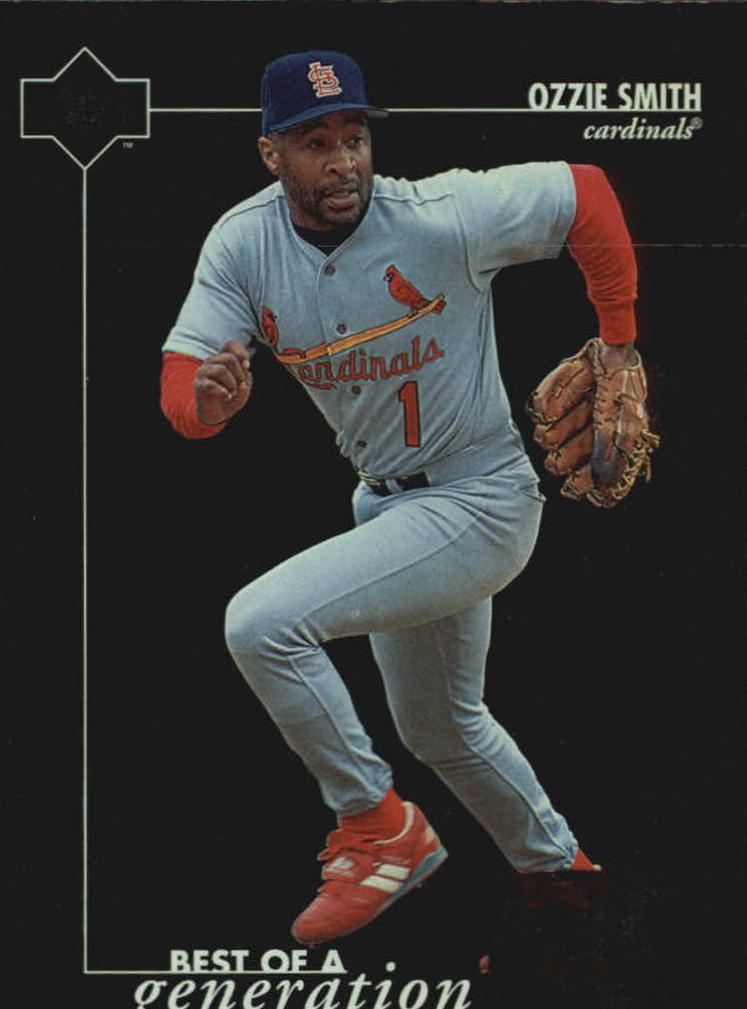 1996 Upper Deck Baseball Ozzie Smith #386 PSA 9