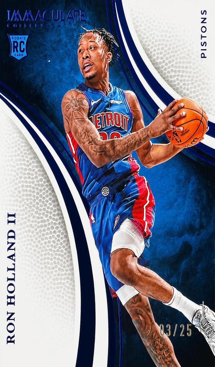 2024 Panini Immaculate Collection Basketball Blue Ron Holland II #24