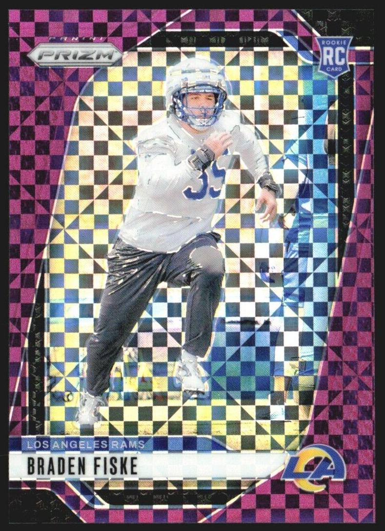 2024 Panini Prizm Football Purple Power Braden Fiske #310 PSA 9