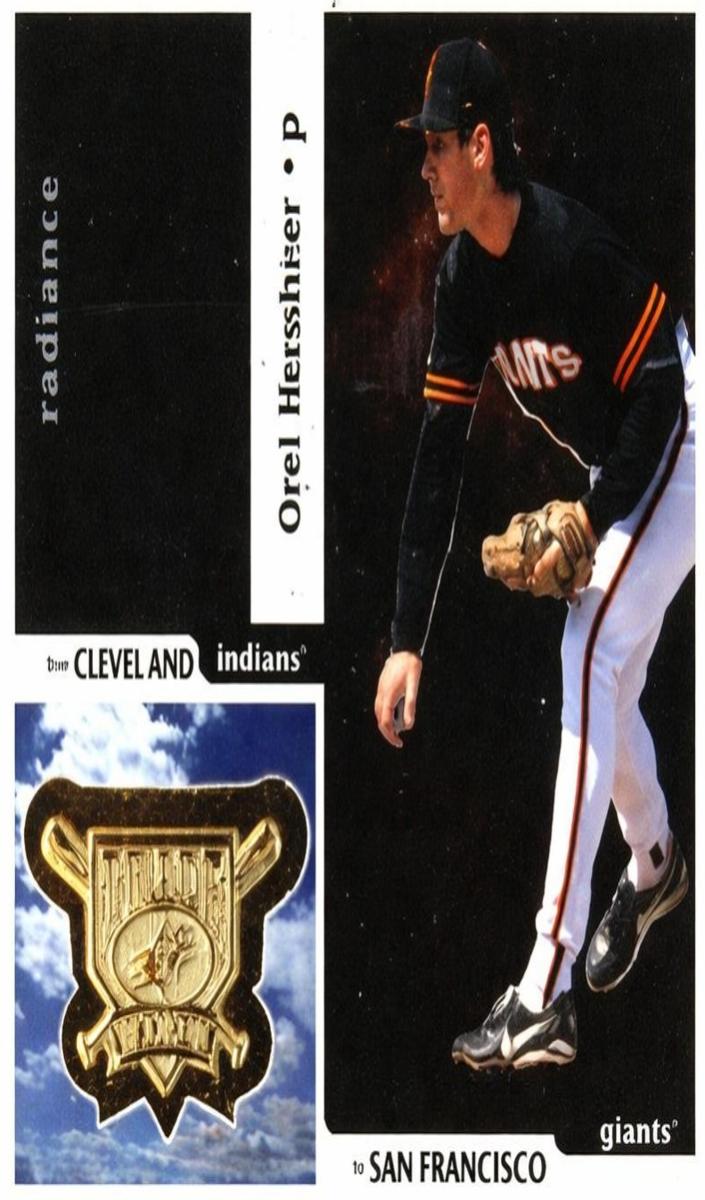 1998 SPx Finite Baseball Radiance Orel Hershiser #346
