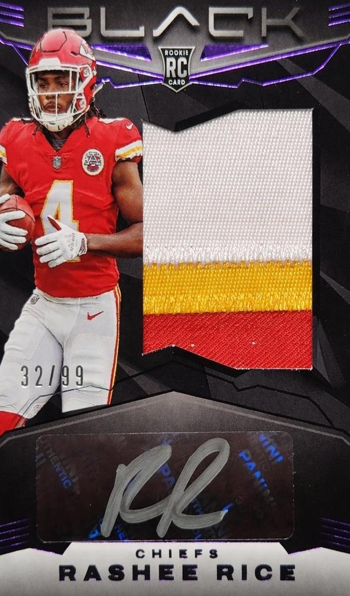 2023 Panini Black Football Rashee Rice #RSM-29