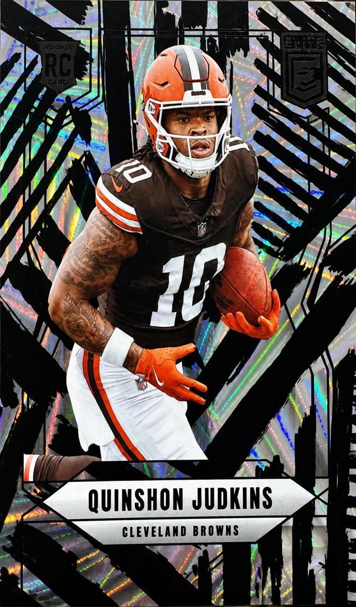 2025 Donruss Elite Football Razzle Dazzle Quinshon Judkins #121