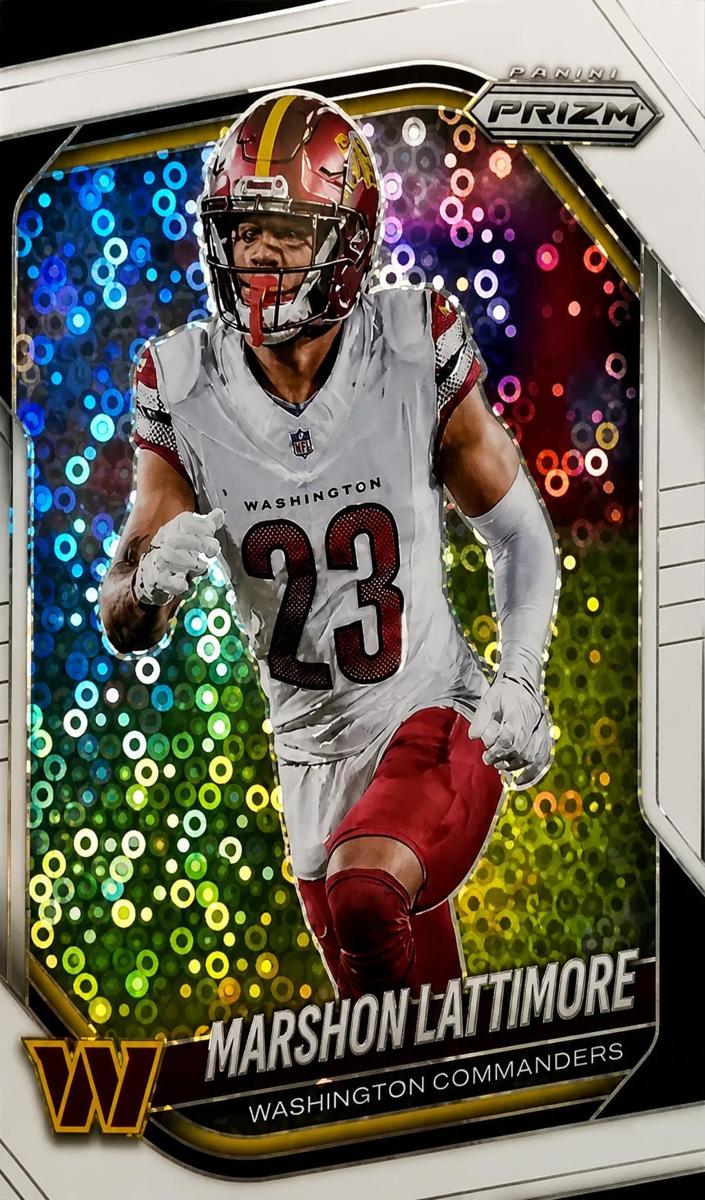 2025 Panini Prizm Football White Disco Marshon Lattimore #184