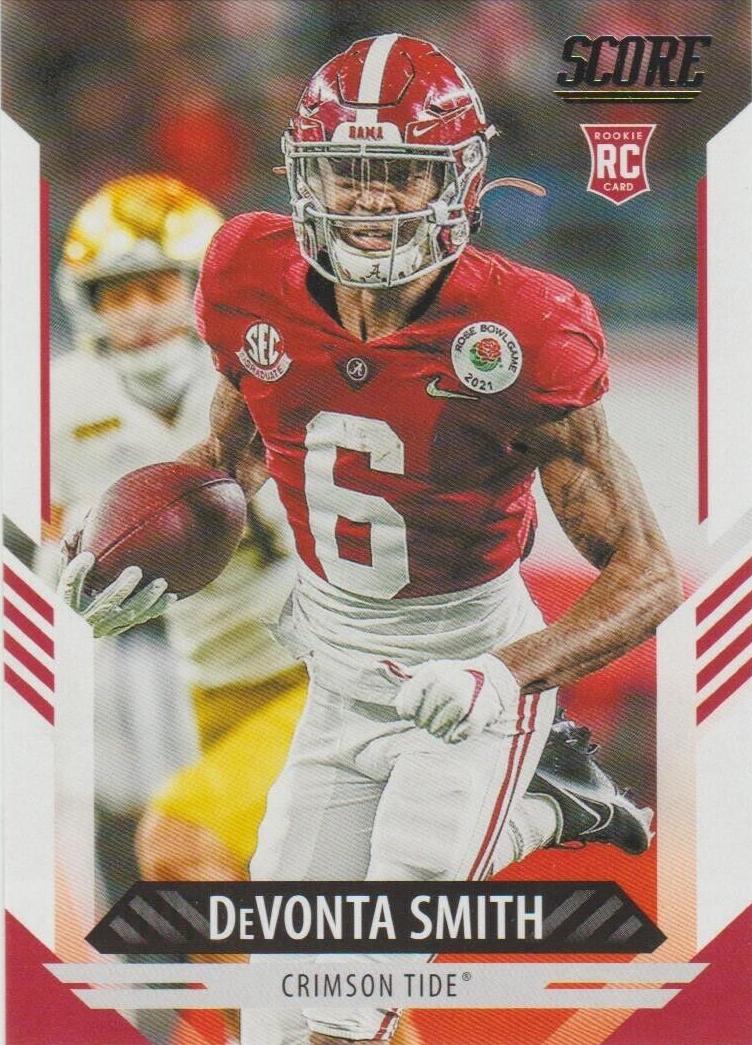 2021 Panini Score Football DeVonta Smith #324 HGA 9