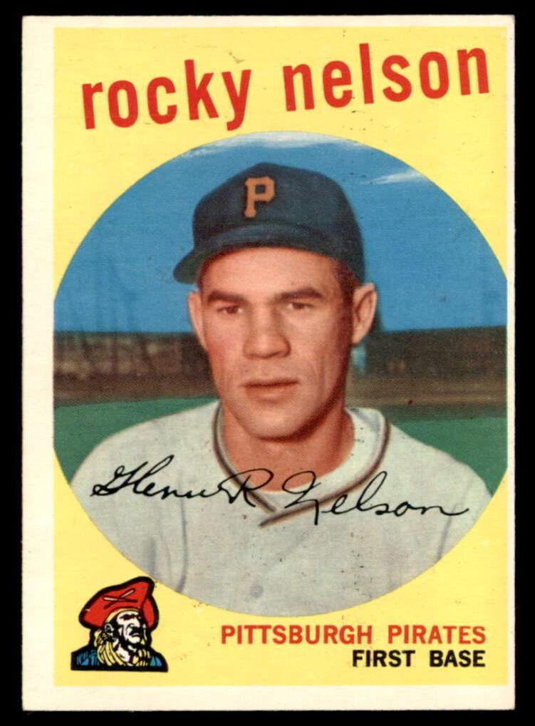 1959 Topps Baseball Rocky Nelson #446