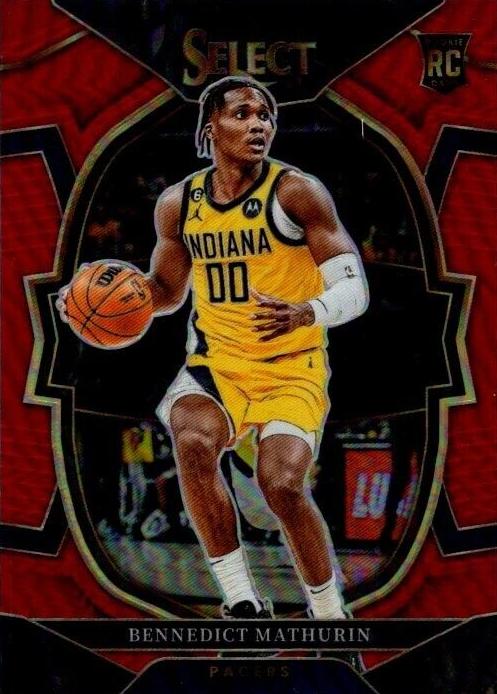 2022 Panini Select Basketball Red Bennedict Mathurin #79