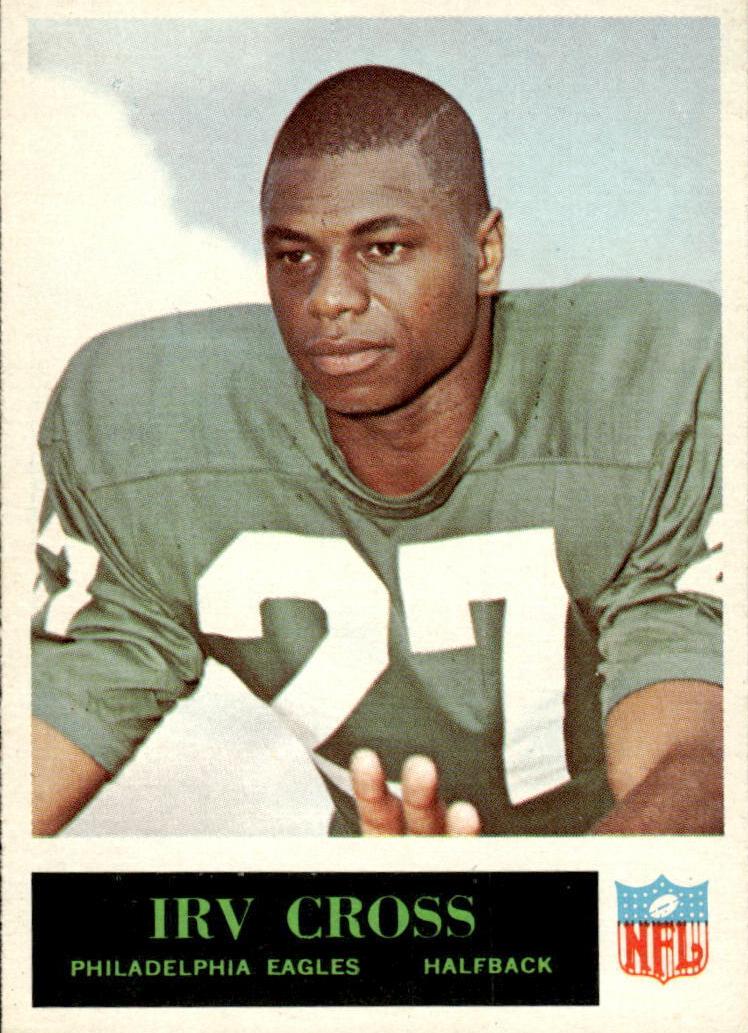 1965 Philadelphia Football Irv Cross #132