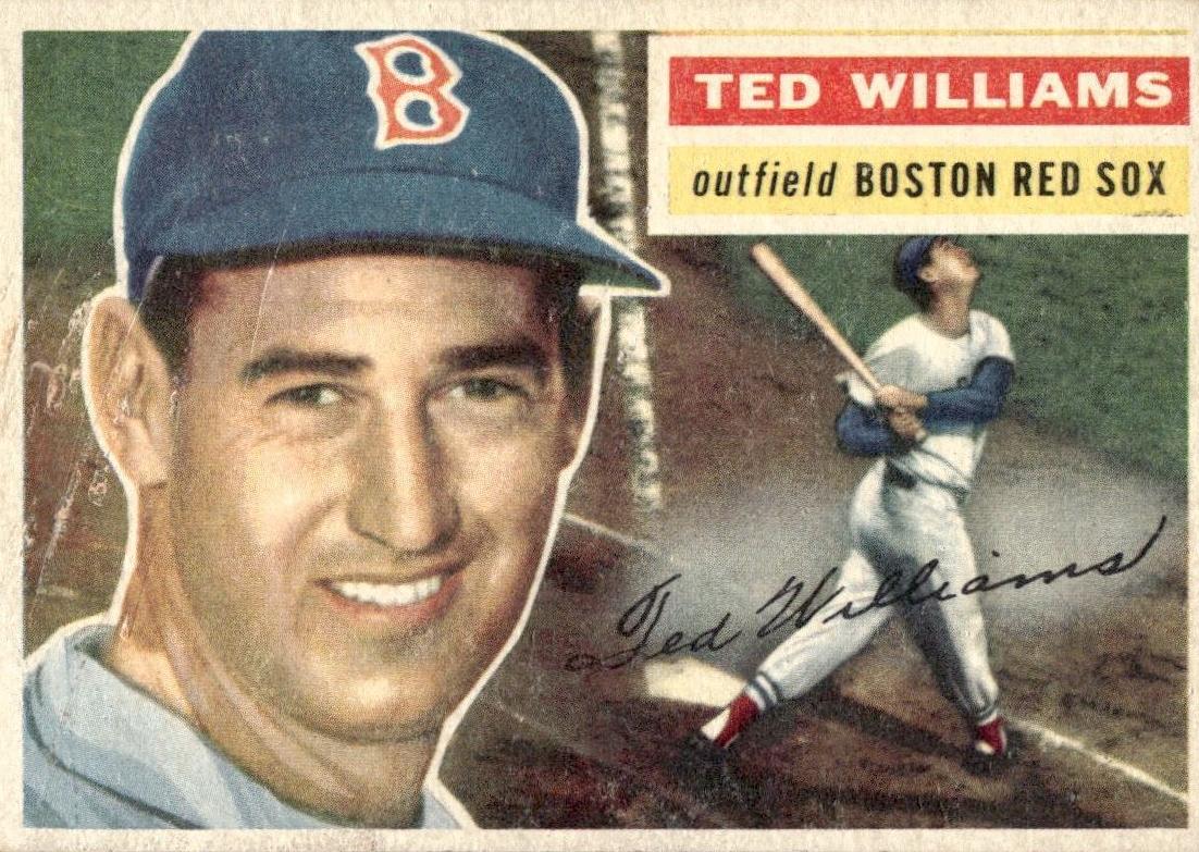 1956 Topps Baseball Ted Williams #5 PSA 6.5
