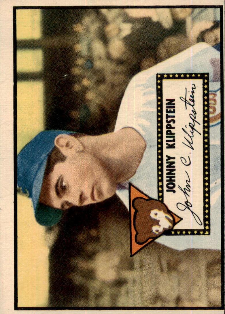 1952 Topps Baseball Johnny Klippstein #148 PSA 5.5