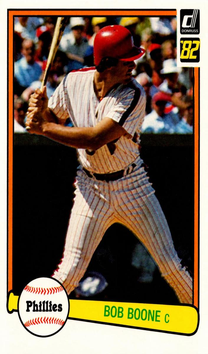 1982 Donruss Baseball Bob Boone #471 PSA 9