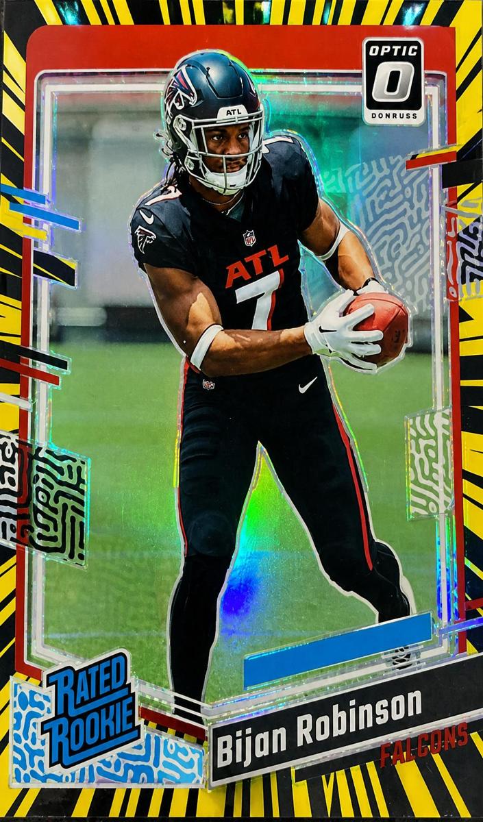 2023 Donruss Optic Football Electricity Bijan Robinson #206