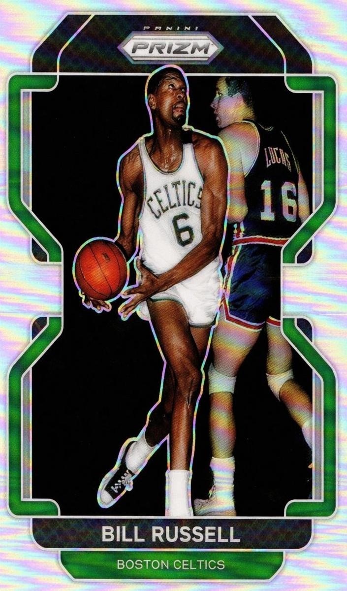 2021 Panini Prizm Basketball Silver Bill Russell #254 PSA 8
