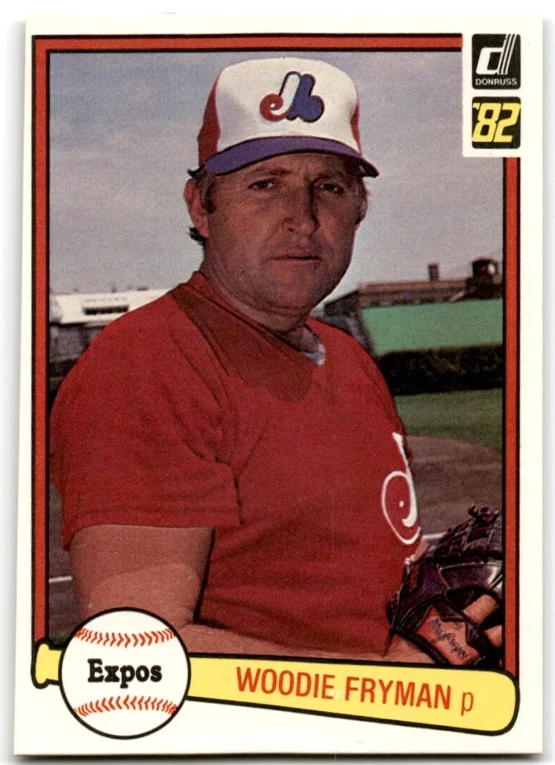 1982 Donruss Baseball Woodie Fryman #68