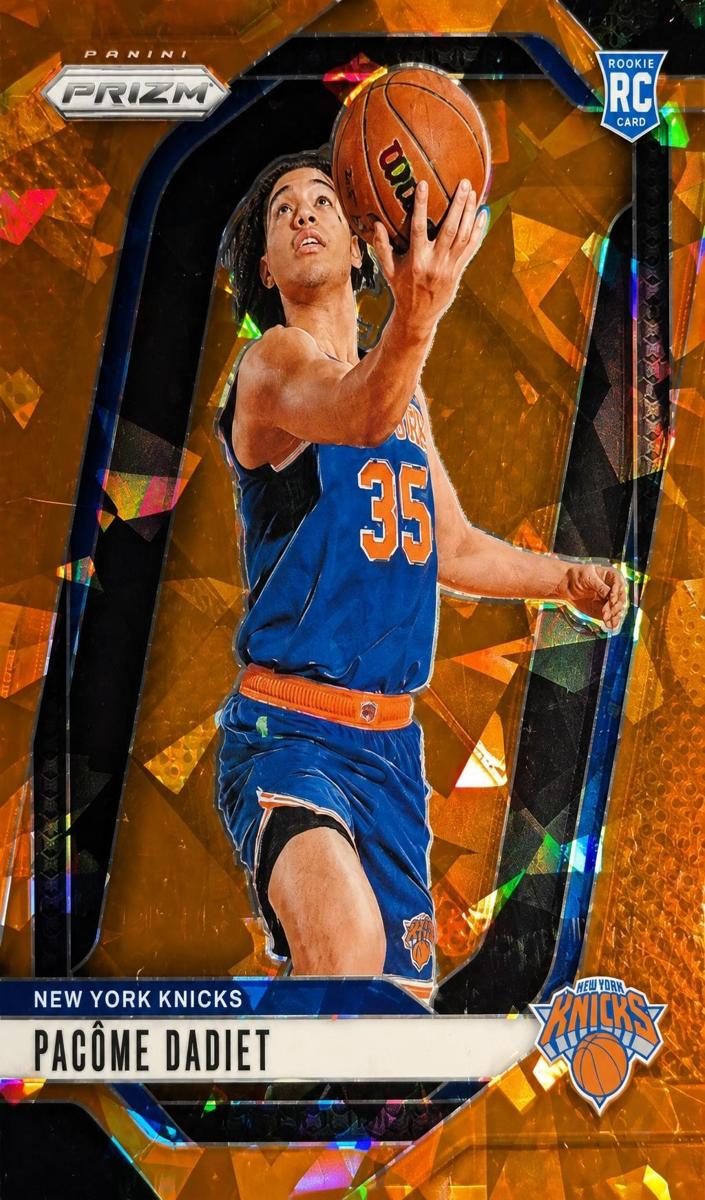 2024 Panini Prizm Basketball Orange Ice Pacome Dadiet #259