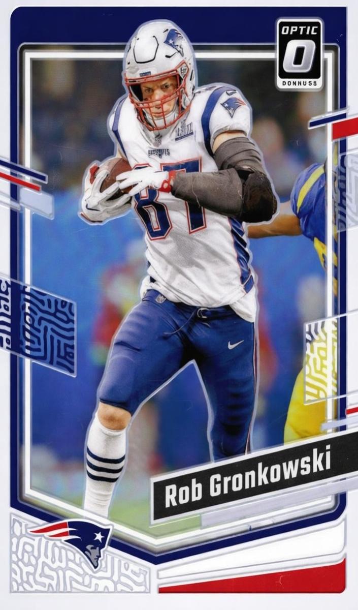 2023 Donruss Optic Football Holo Rob Gronkowski #132 PSA 10