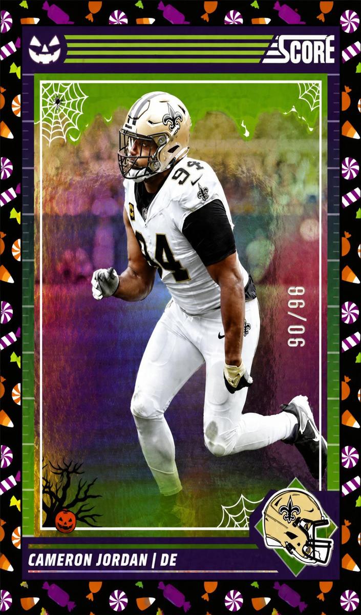 2024 Panini Score-a-Treat Football Trick or Treat Cameron Jordan #205