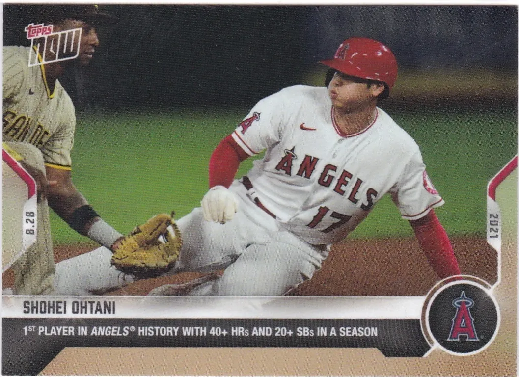 2021 Topps Now Baseball Shohei Ohtani #727 PSA 9
