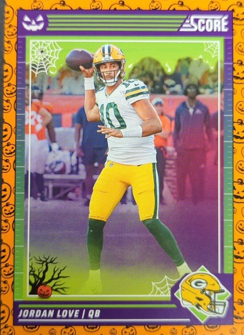 2024 Panini Score-a-Treat Football Pumpkin Jordan Love #102