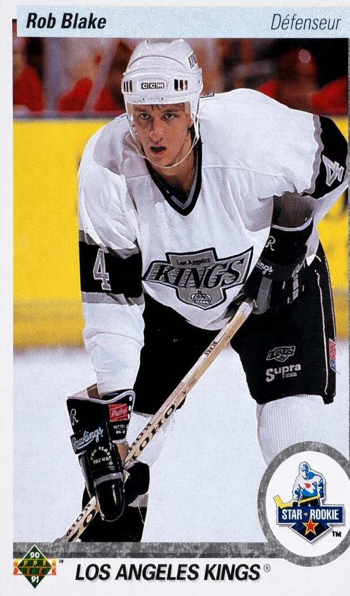 1990 Upper Deck Hockey Rob Blake #45