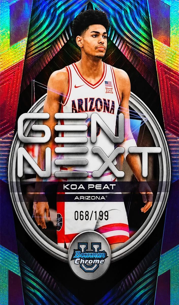 2025 Bowman Basketball Fuchsia Refractor Koa Peat #GN-3