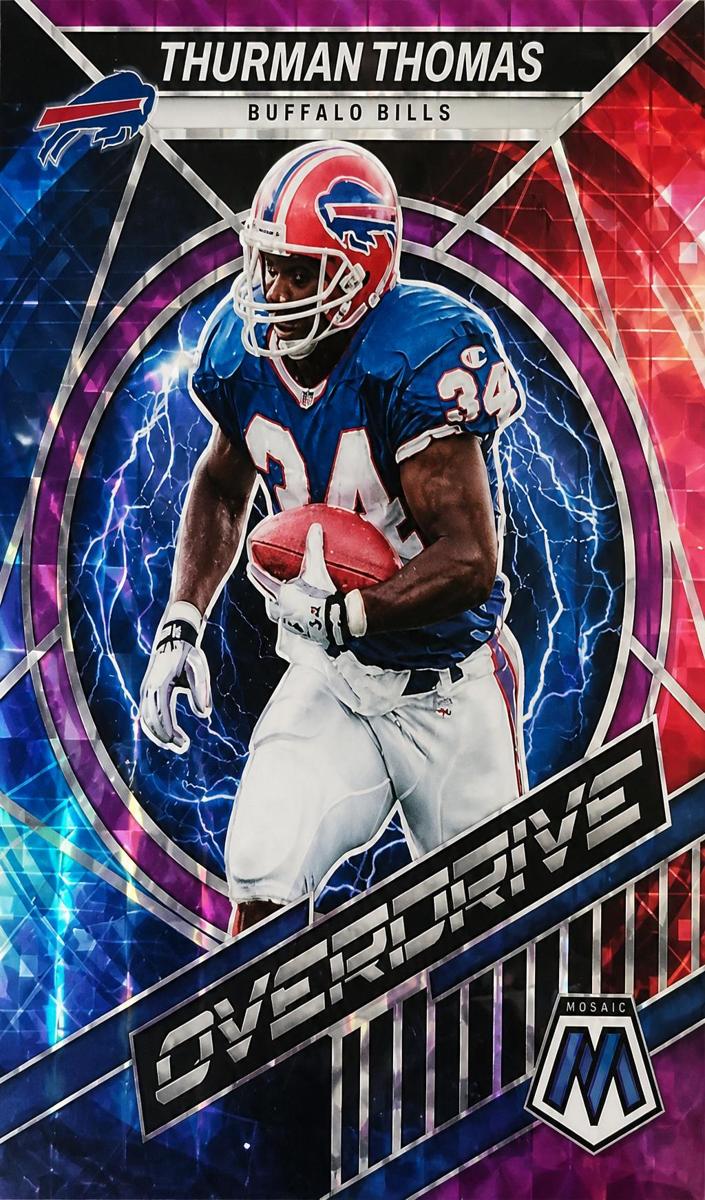2022 Panini Mosaic Football Purple Thurman Thomas #OS-14