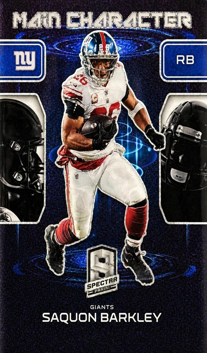 2023 Panini Spectra Football Saquon Barkley #MC-SB PSA 9