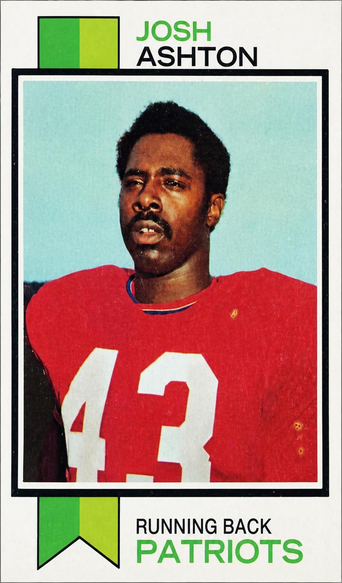 1973 Topps Football Josh Ashton #303