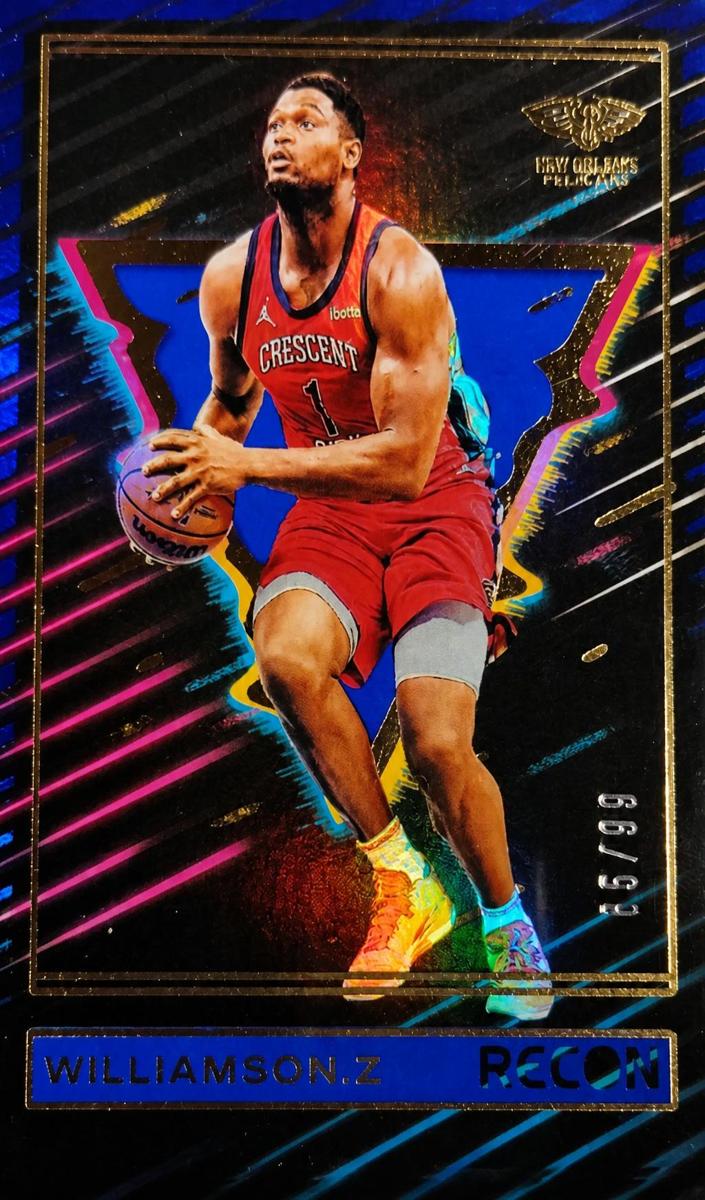 2023 Panini Recon Basketball Holo Blue Zion Williamson #31 PSA 7.5