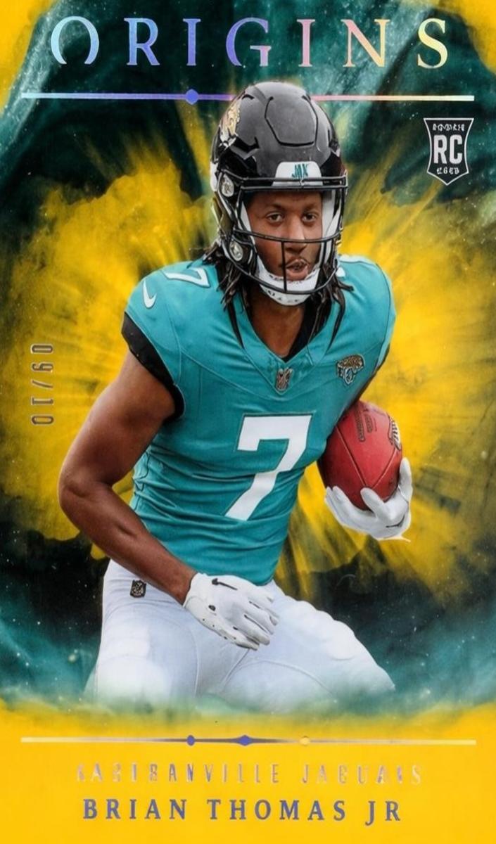 2024 Panini Origins Football Gold Brian Thomas Jr. #119