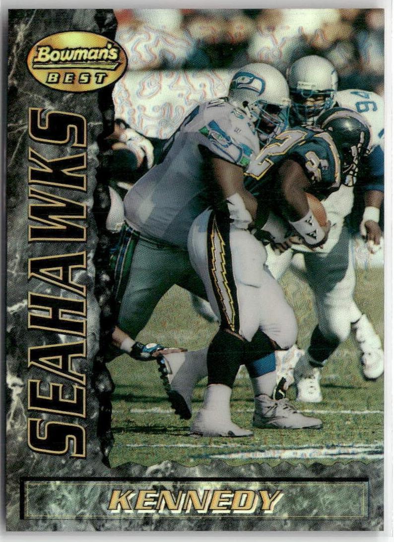 1995 Bowman's Best Football Refractor Cortez Kennedy #27