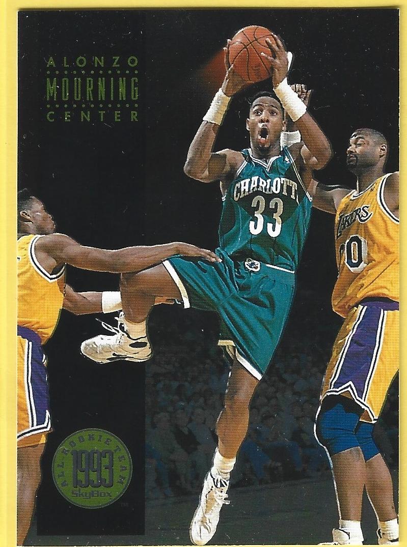 1993 Skybox Premium Basketball Alonzo Mourning #AR2 PSA 9