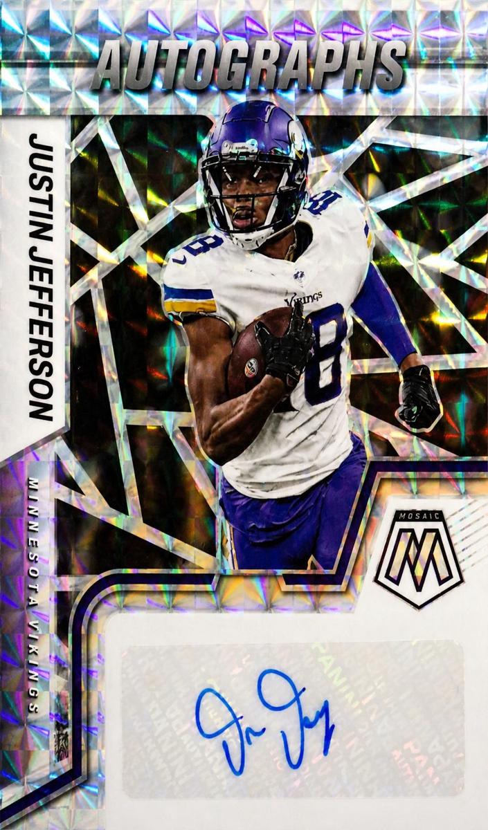 2022 Panini Mosaic Football Justin Jefferson #AM-JJ PSA 8.5