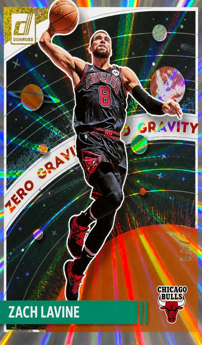 2023 Panini Donruss Basketball Holo Laser Zach LaVine #10