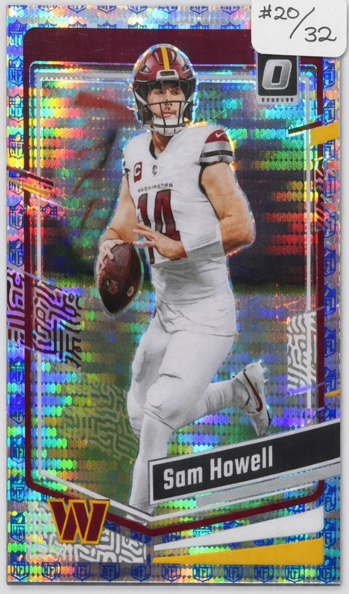 2023 Donruss Optic Football Shield Sam Howell #198