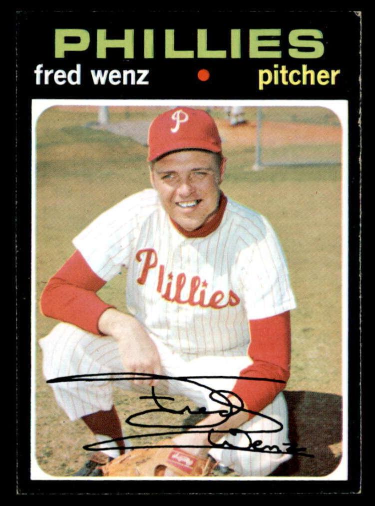 1971 Topps Baseball Fred Wenz #92 PSA 7.5