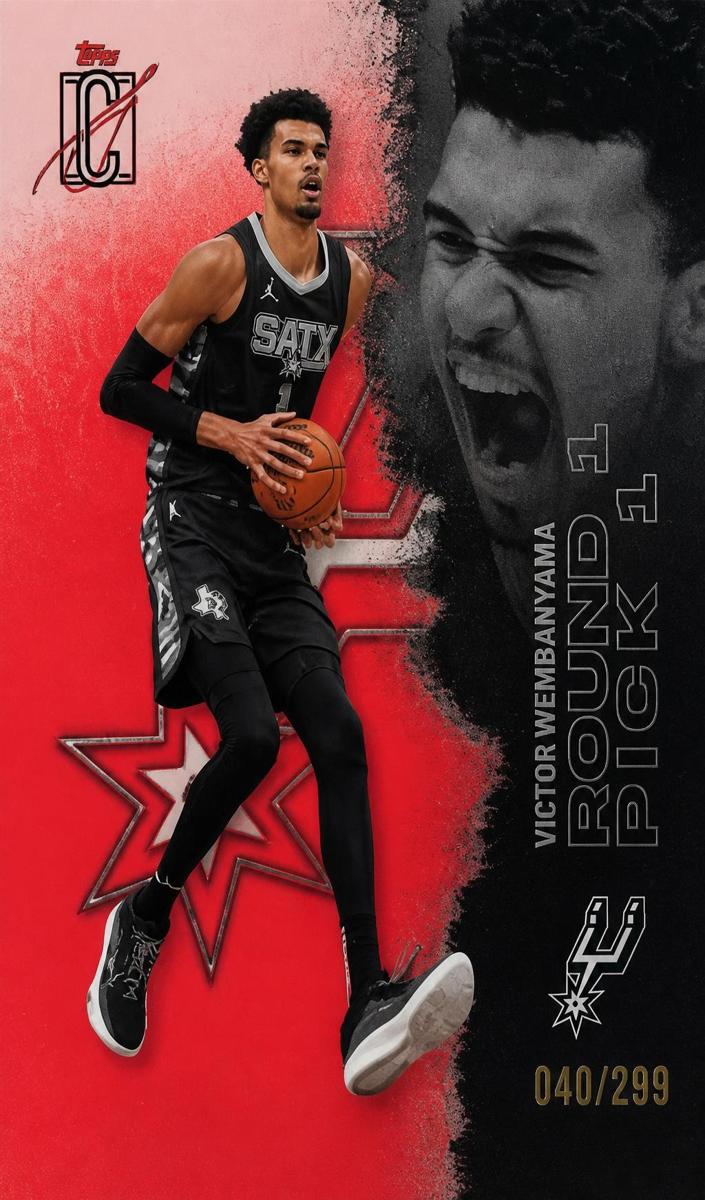 2025 Topps Signature Class Basketball Coral Victor Wembanyama #55