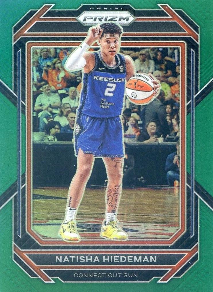 2023 Panini Prizm WNBA Basketball Green Natisha Hiedeman #126