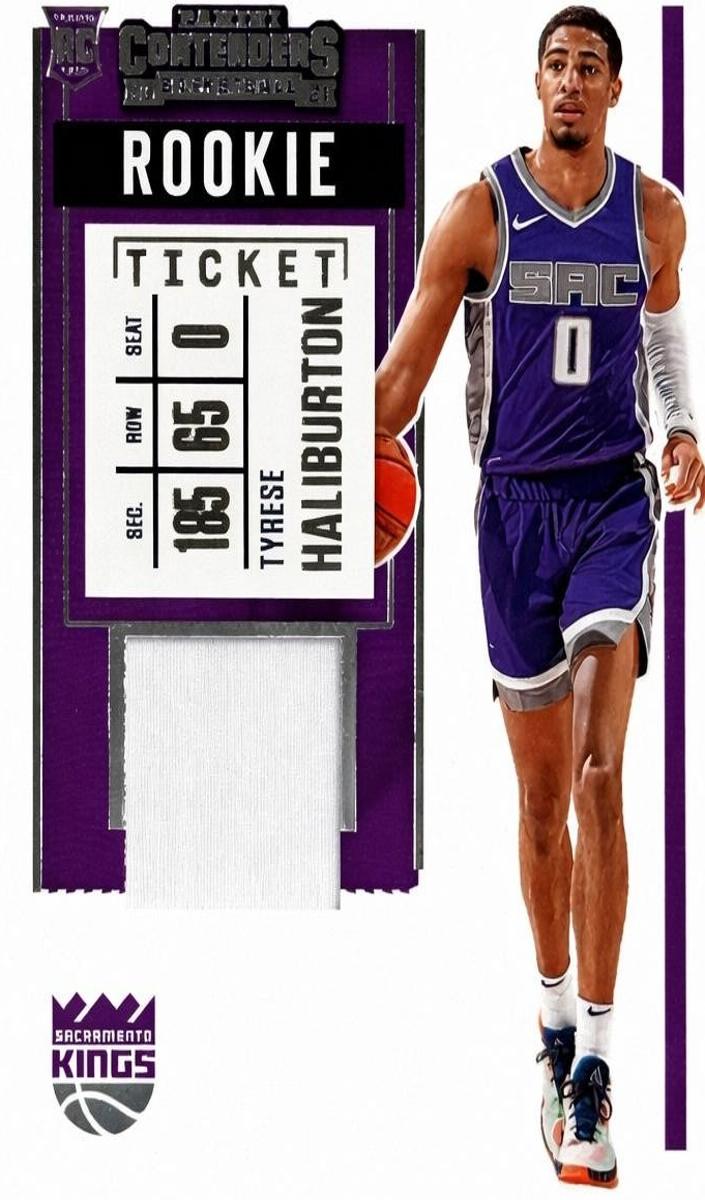 2020 Panini Contenders Basketball Base Tyrese Haliburton #RS-THB PSA 8
